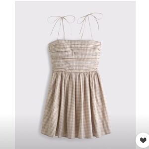 Abercrombie & Fitch Emerson Tie Strap Mini Dress